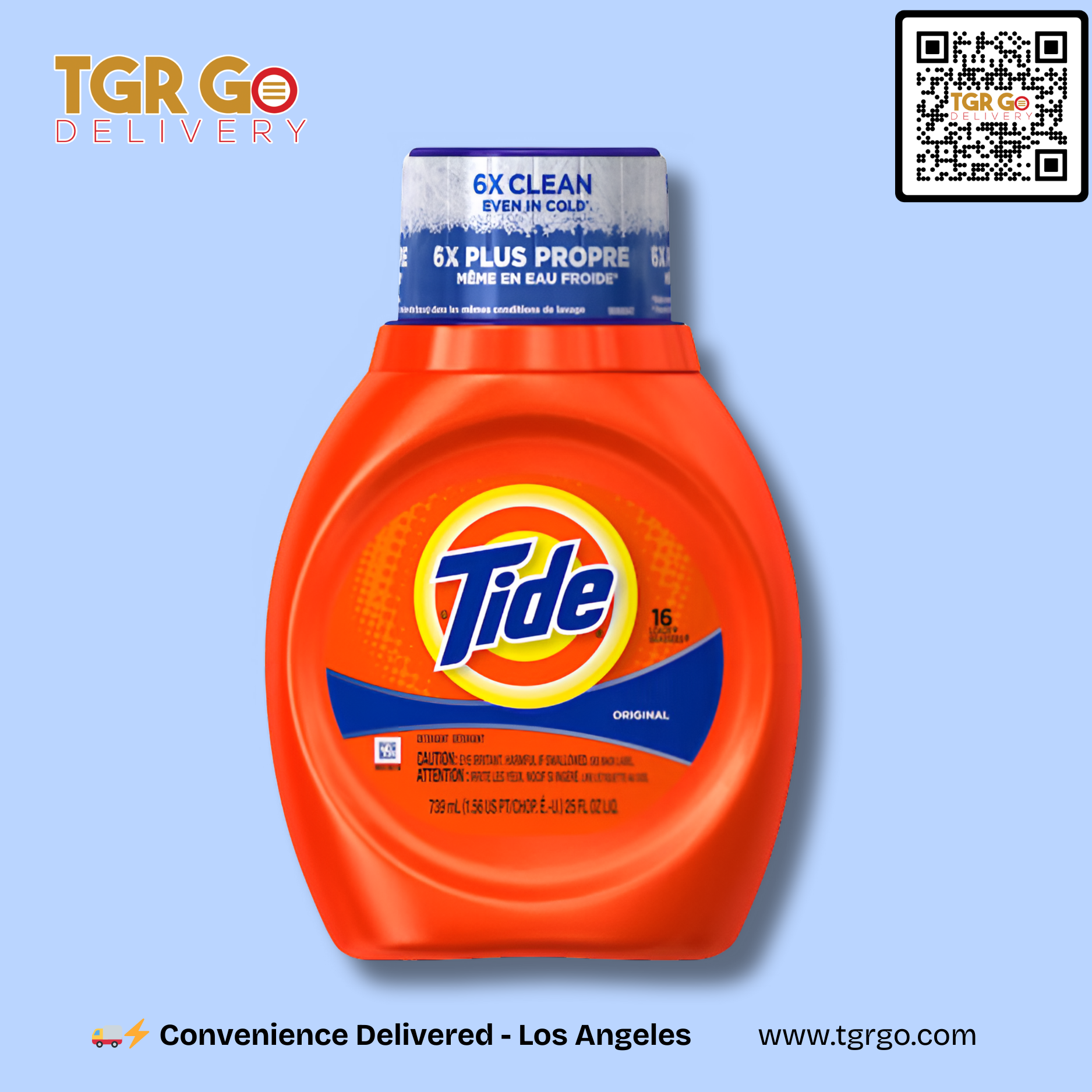 Tide - Laundry Detergent Liquid Original 25oz