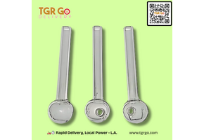 TGR - Oil Burner Hand Pipe 4" Medium Thick Glass OB2