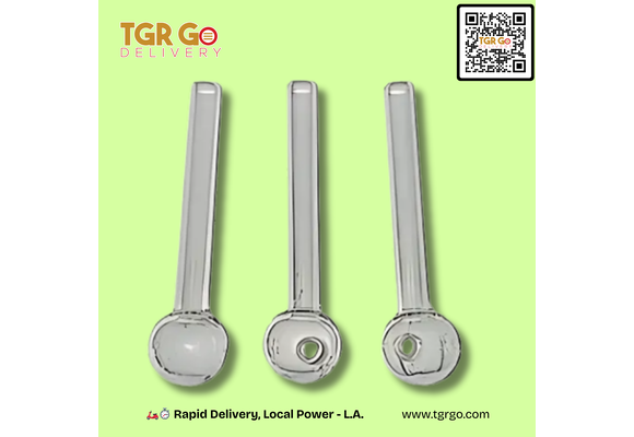 TGR - Oil Burner Hand Pipe 4" Medium Thicker Glass OB2