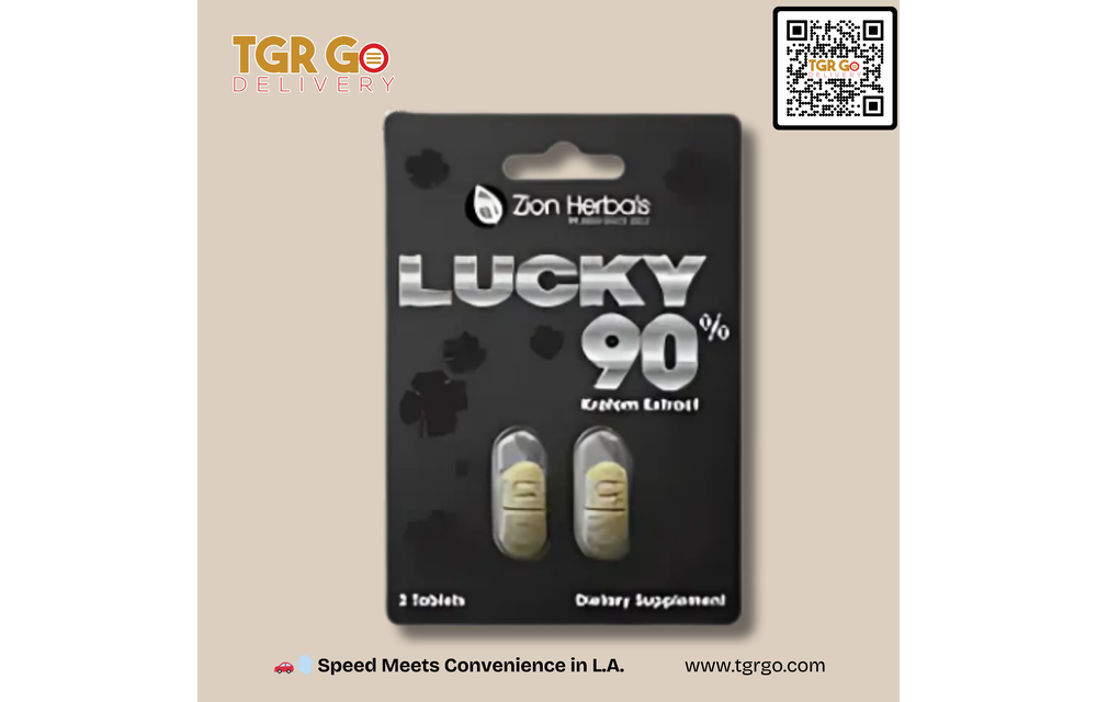 Zion Herbals - Kratom Extract Tablets Lucky 90% 2ct