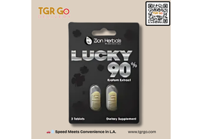 Zion Herbals - Kratom Extract Tablets Lucky 90% 2ct