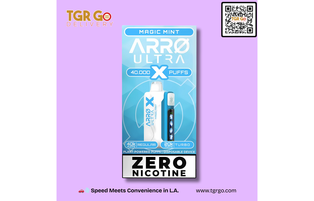 ARRØ Ultra X - Disposable Vape Non-Nicotine 40000 Puffs