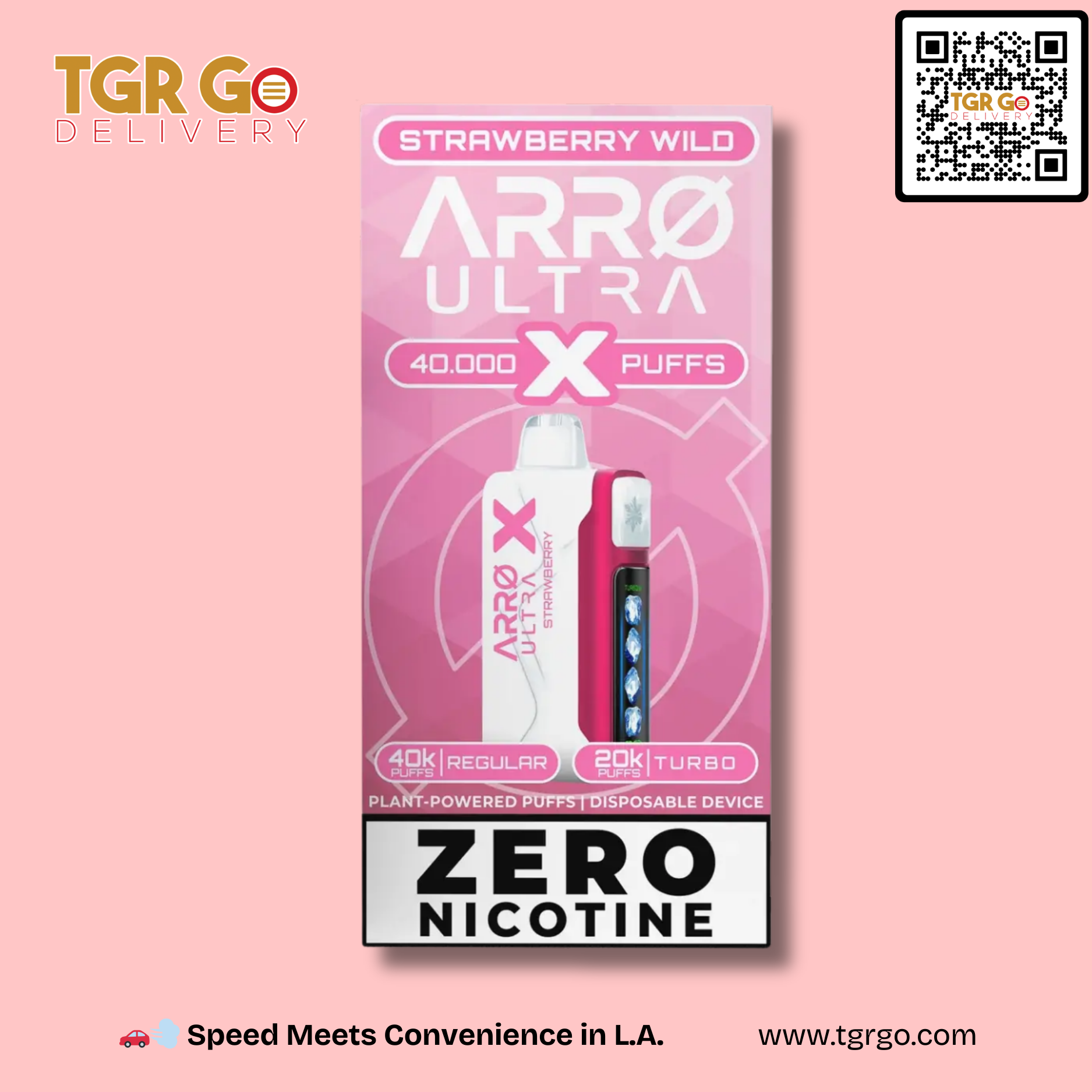 ARRØ - Disposable Vape Non-Nicotine Ultra X 40000 Puffs