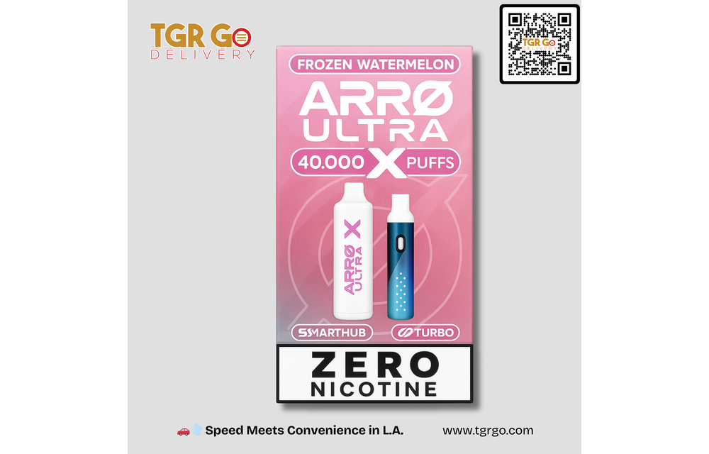 ARRØ Ultra X - Disposable Vape Non-Nicotine 40000 Puffs