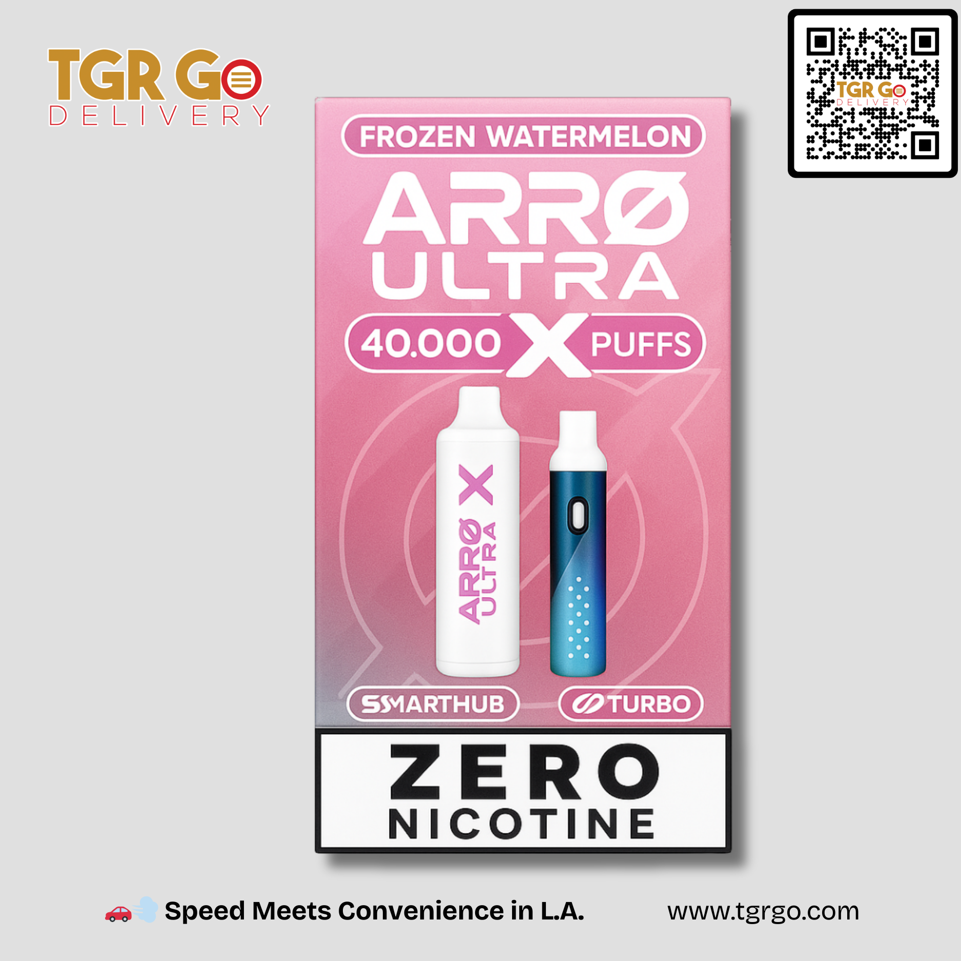 ARRØ Ultra X - Disposable Vape Non-Nicotine 40000 Puffs