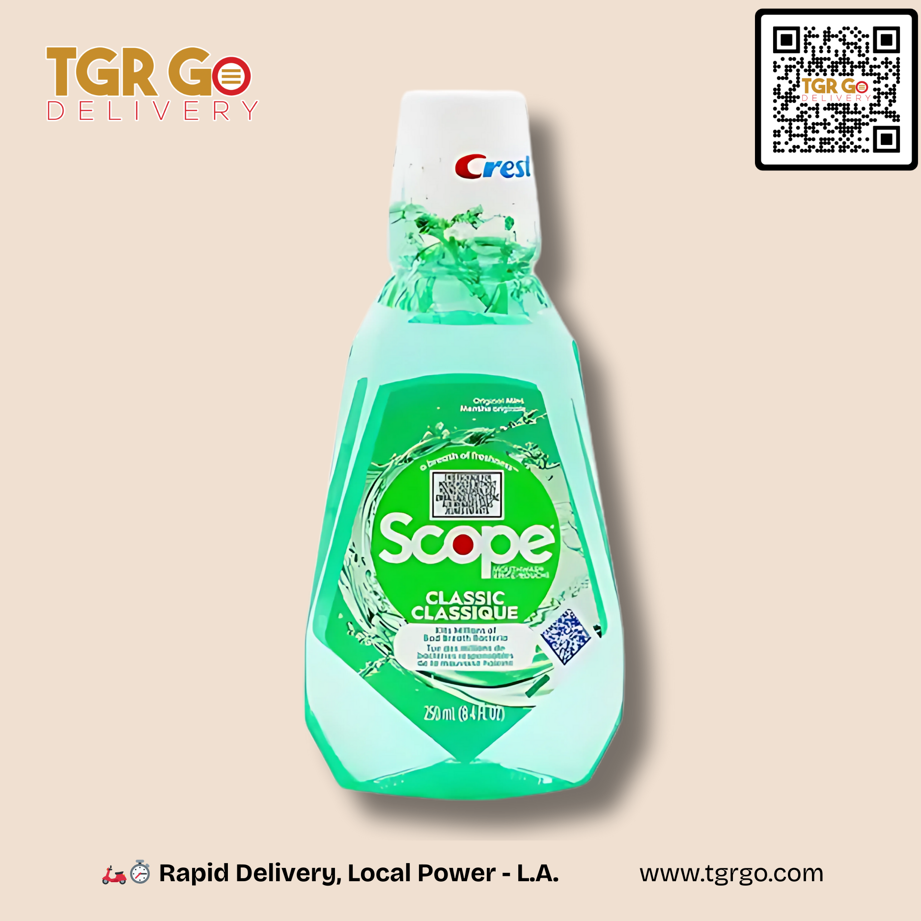 Crest - Mouthwash Classic Scope 8.4oz