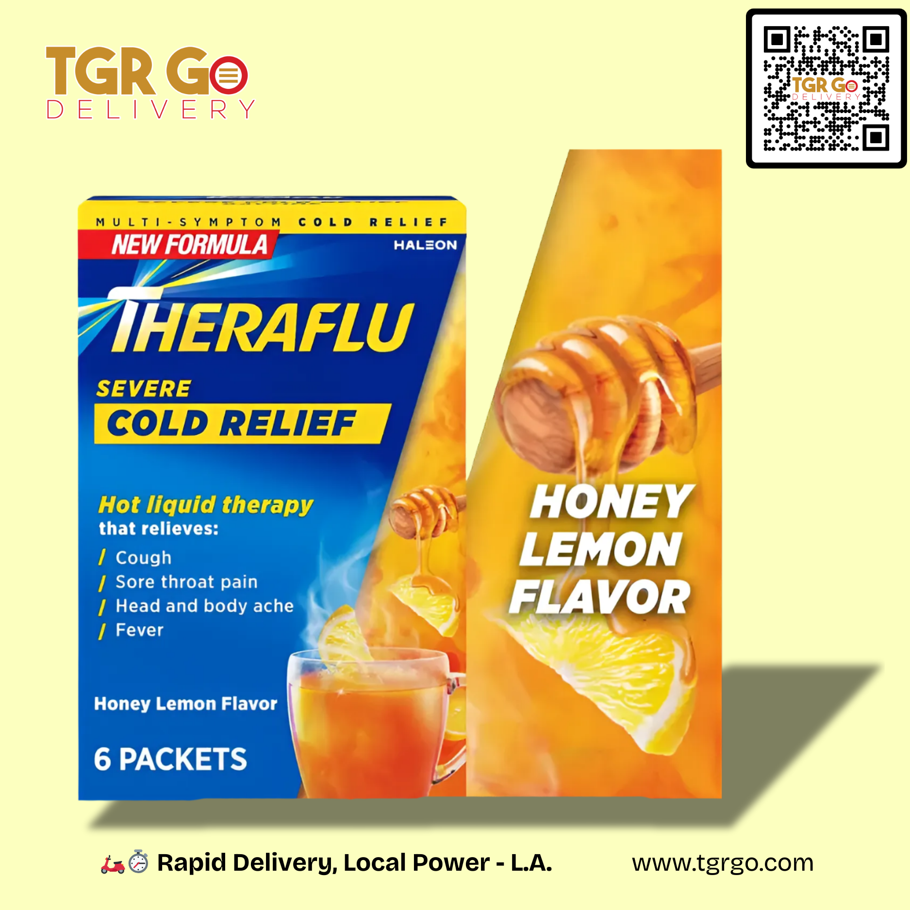 Theraflu - Severe Cold Relief 6ct