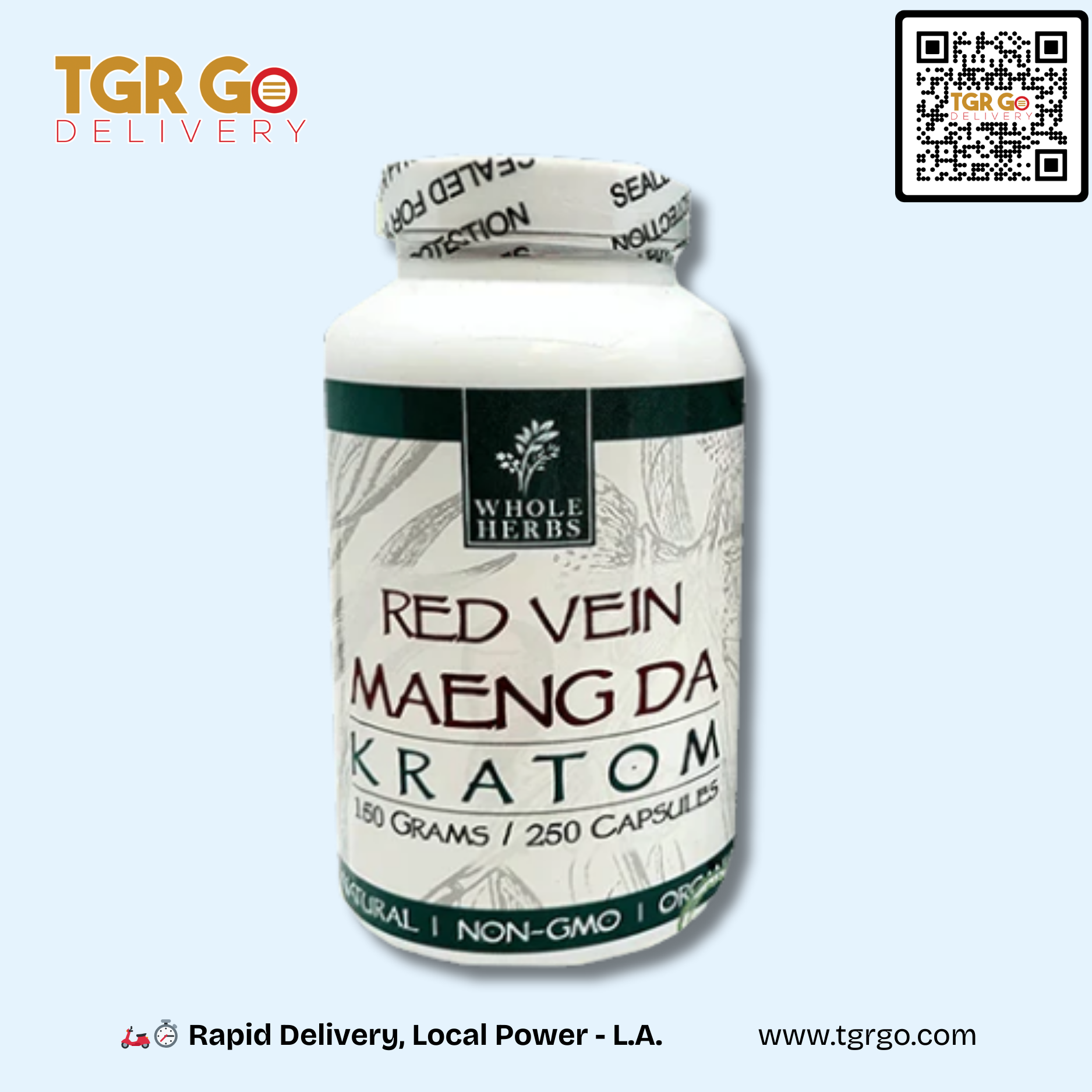 Whole Herbs - Kratom Capsule 250ct