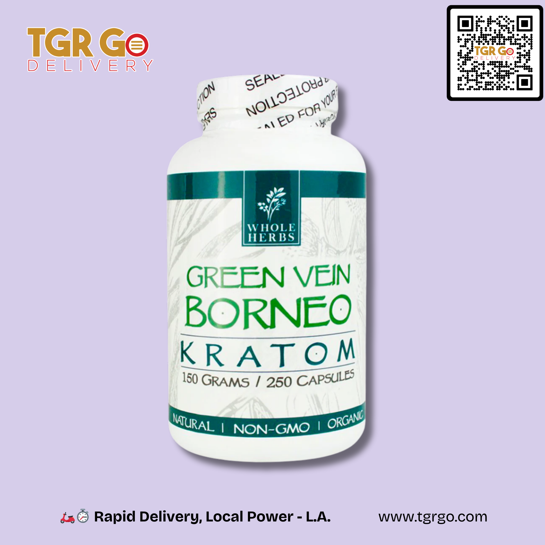 Whole Herbs - Kratom Capsule 250ct