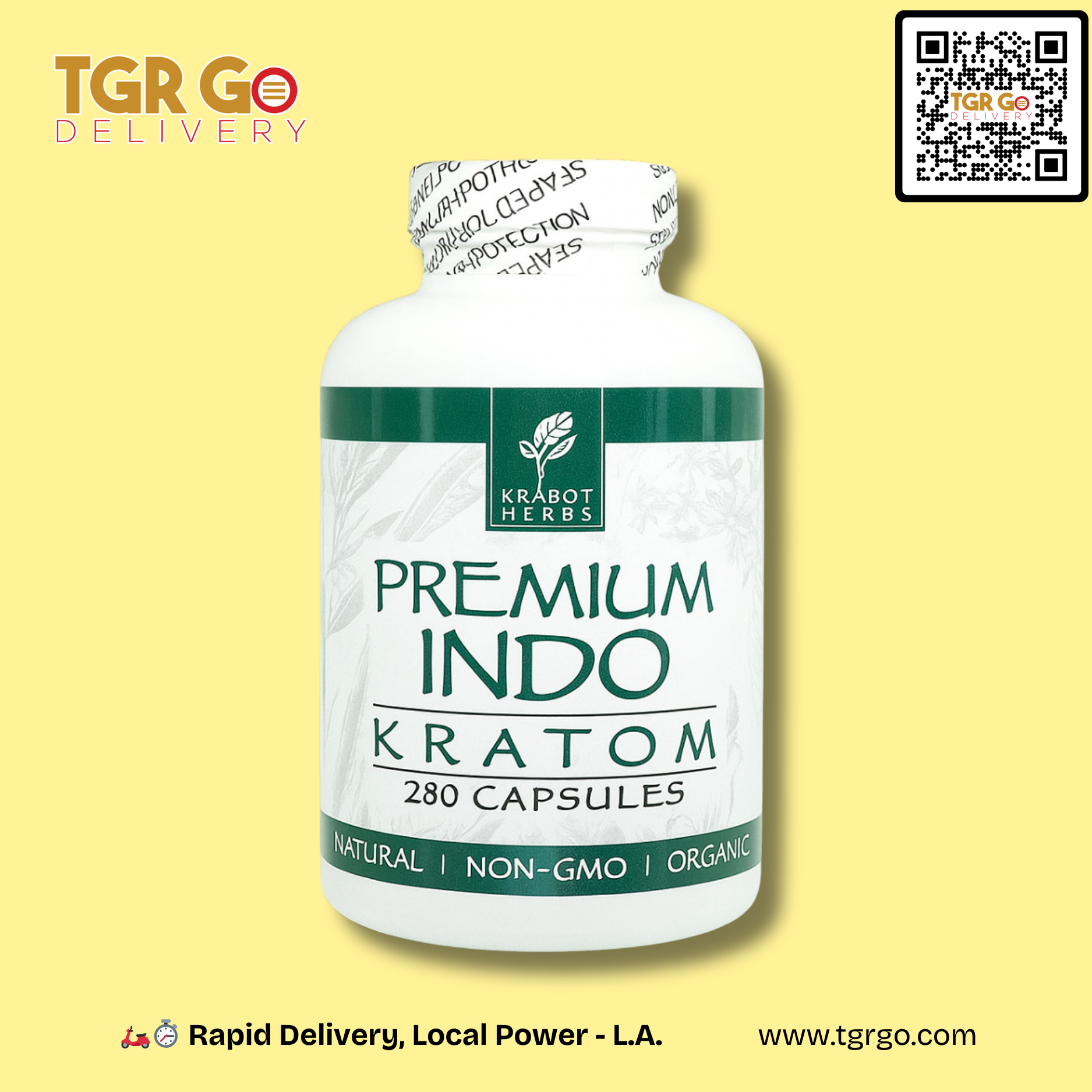 Whole Herbs - Kratom Capsule 250ct