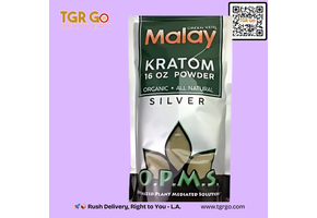 OPMS - Kratom Powder Silver Malay 16oz