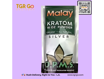 OPMS - Kratom Powder Silver Malay 16oz