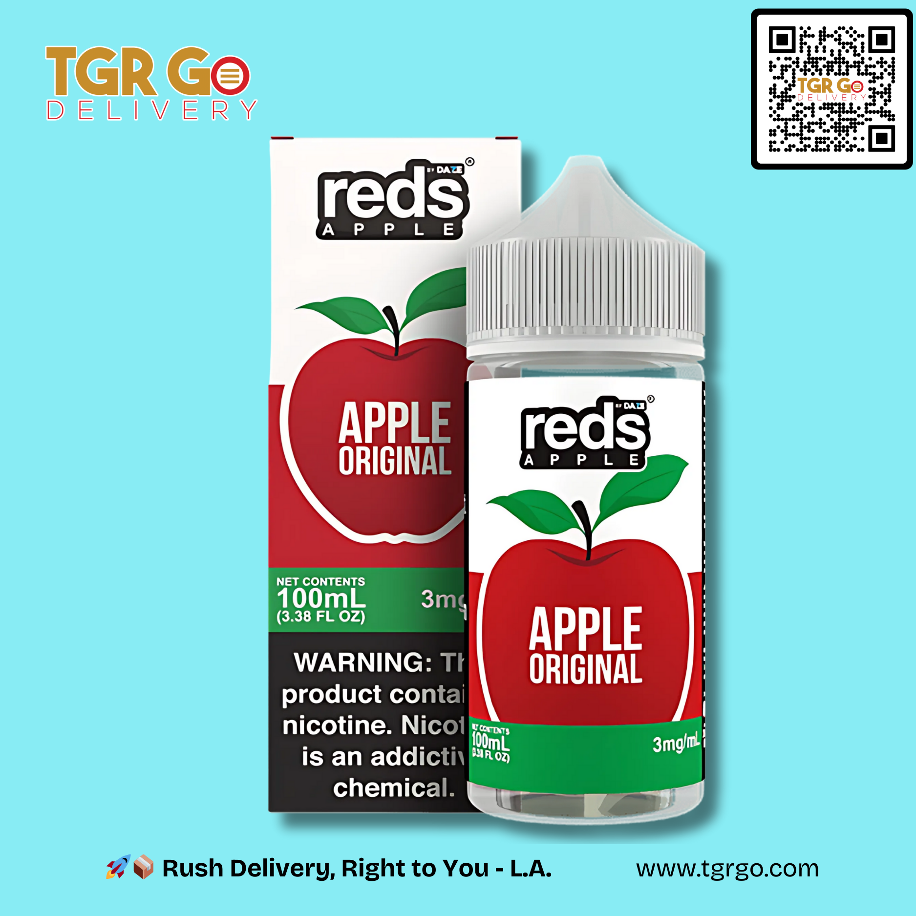 Reds - Vape Juice Apple 100ml