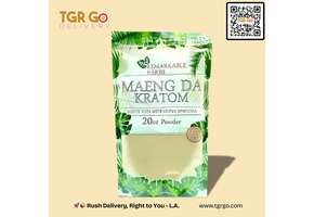 Remarkable Herbs - Kratom Powder White Vein Maeng Da 20oz