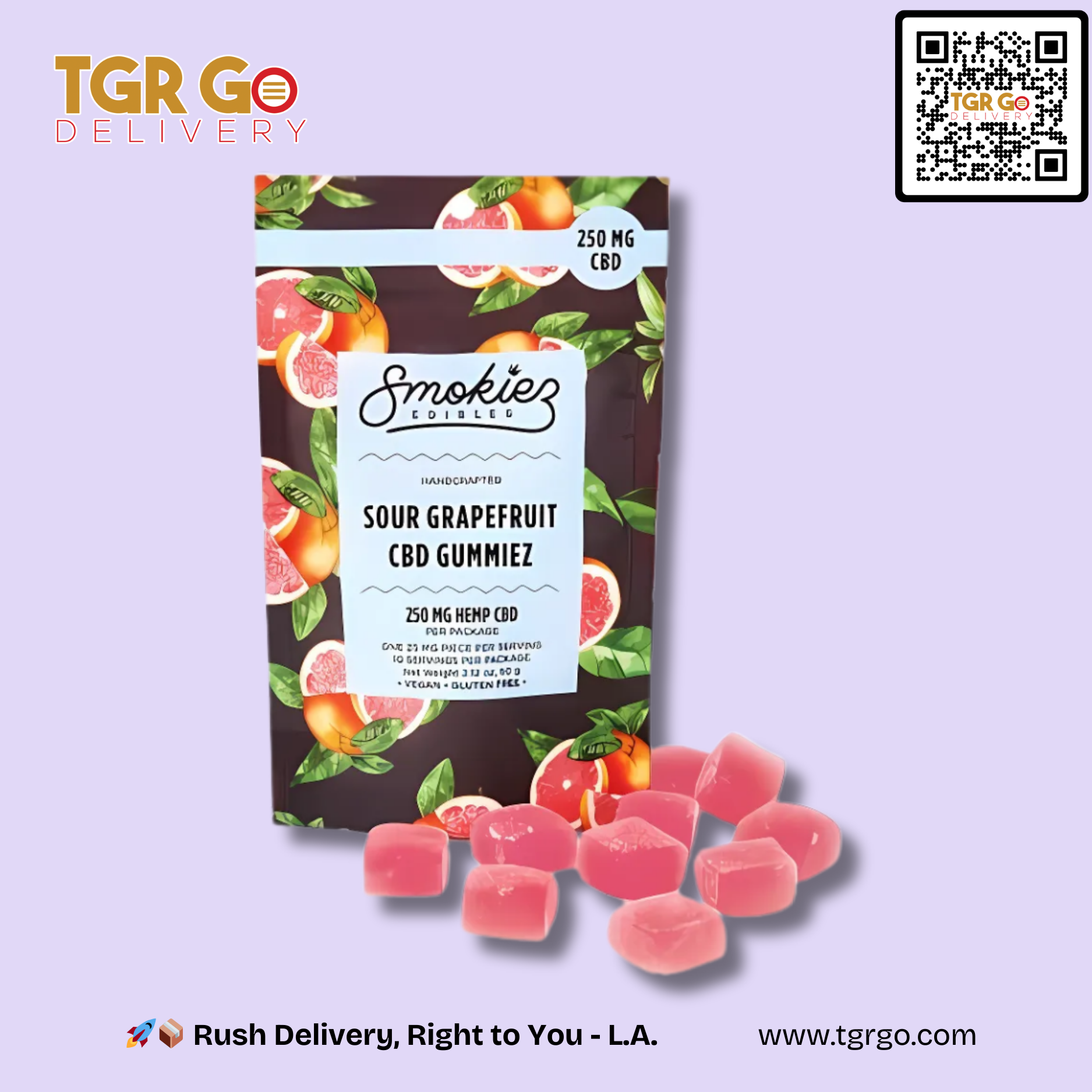 Smokiez - CBD Edible Gummies 250mg 10ct