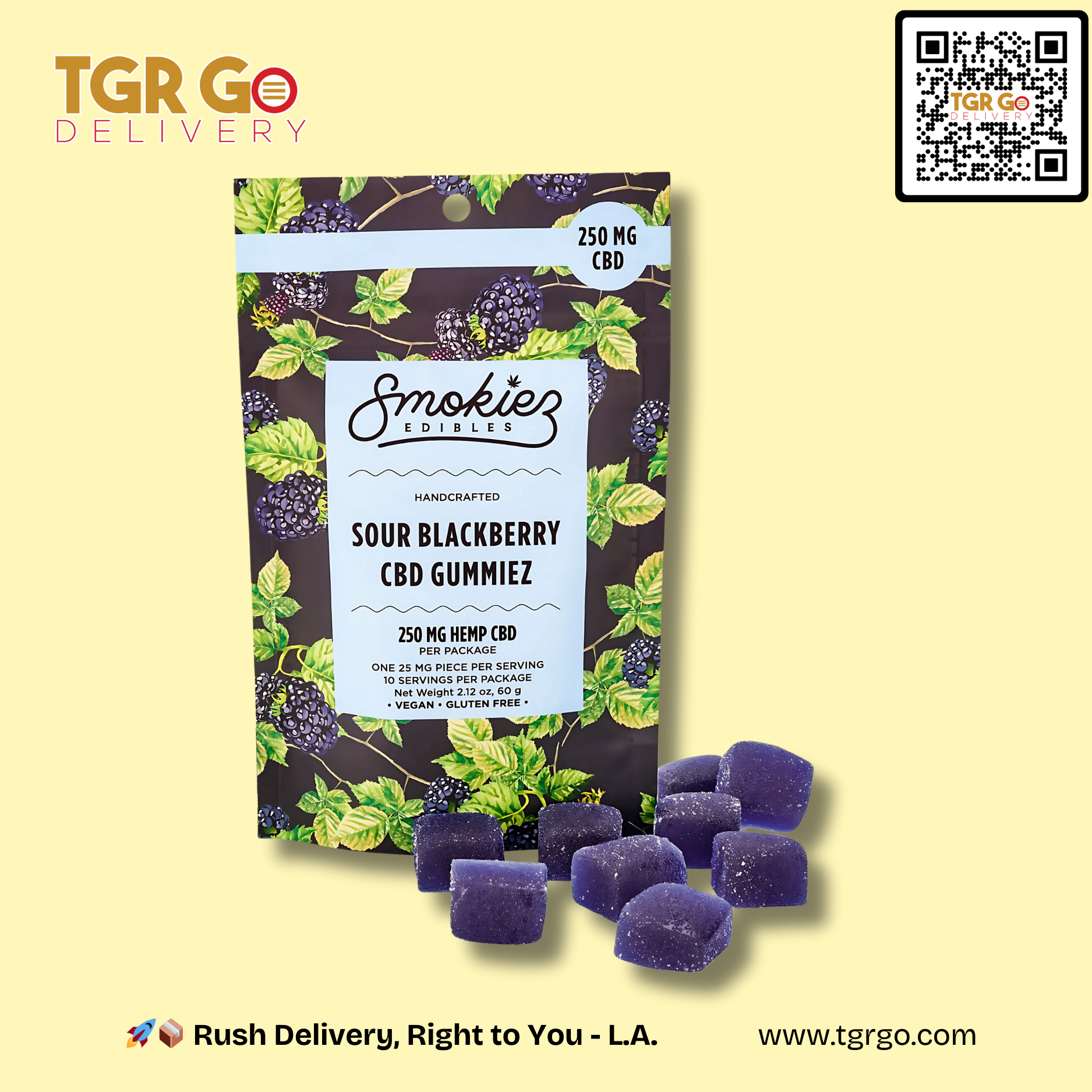 Smokiez - CBD Edible Gummies 250mg 10ct
