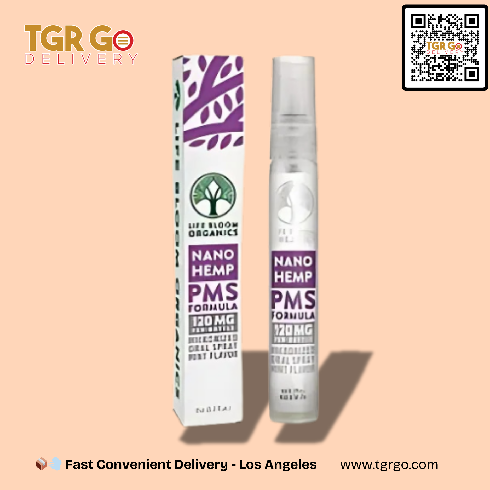 Life Bloom Organics - Nano CBD Oral Spray PMS 120mg