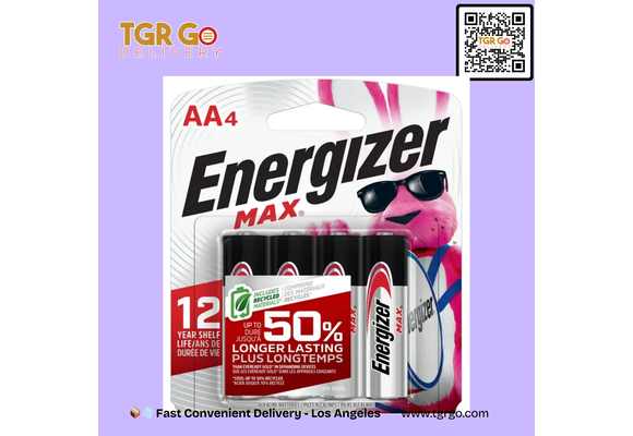 Energizer - Battery Alkaline AA 4PK