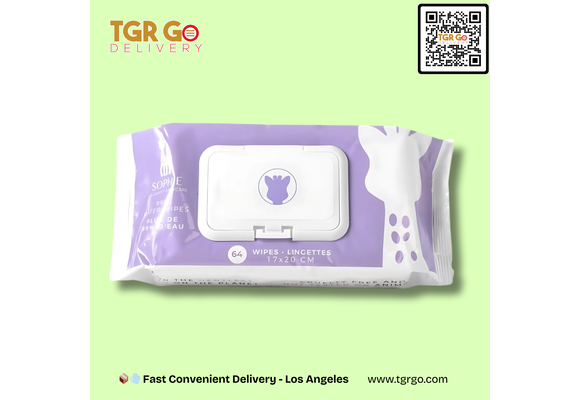Sophie La Girafe - Water Wipes Biodegradable Babycare 64ct