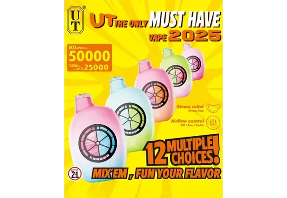 UT - Rechargeable Vaporizer 50k Puffs