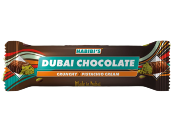 Habibi's - Dubai Chocolate Bars 1.41oz Crunchy x Pistachio Cream