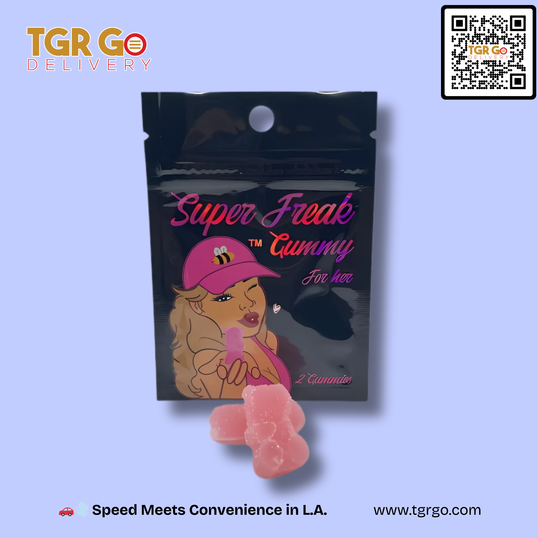 Super Freak - Natural Female Libido Enhancement Booster Gummies 2pk