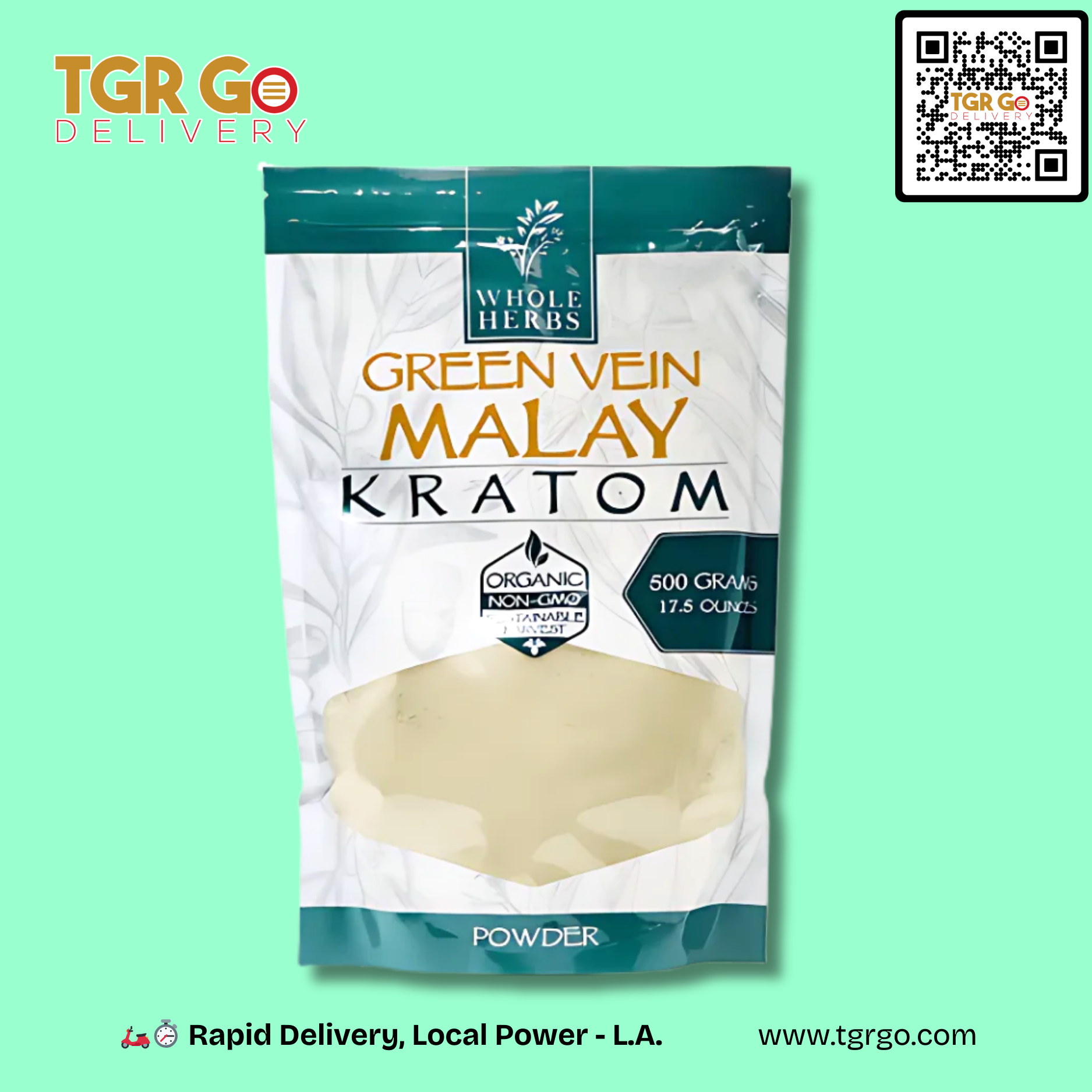 Whole Herbs - Kratom Powder 8oz