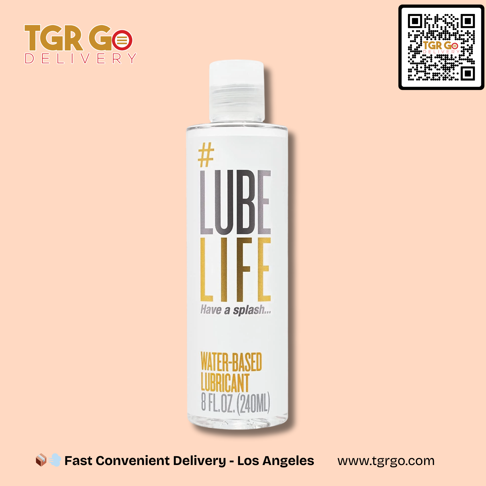 Sexual Lubricant - Lube Life Water Based Lubrication 8 Fl Oz