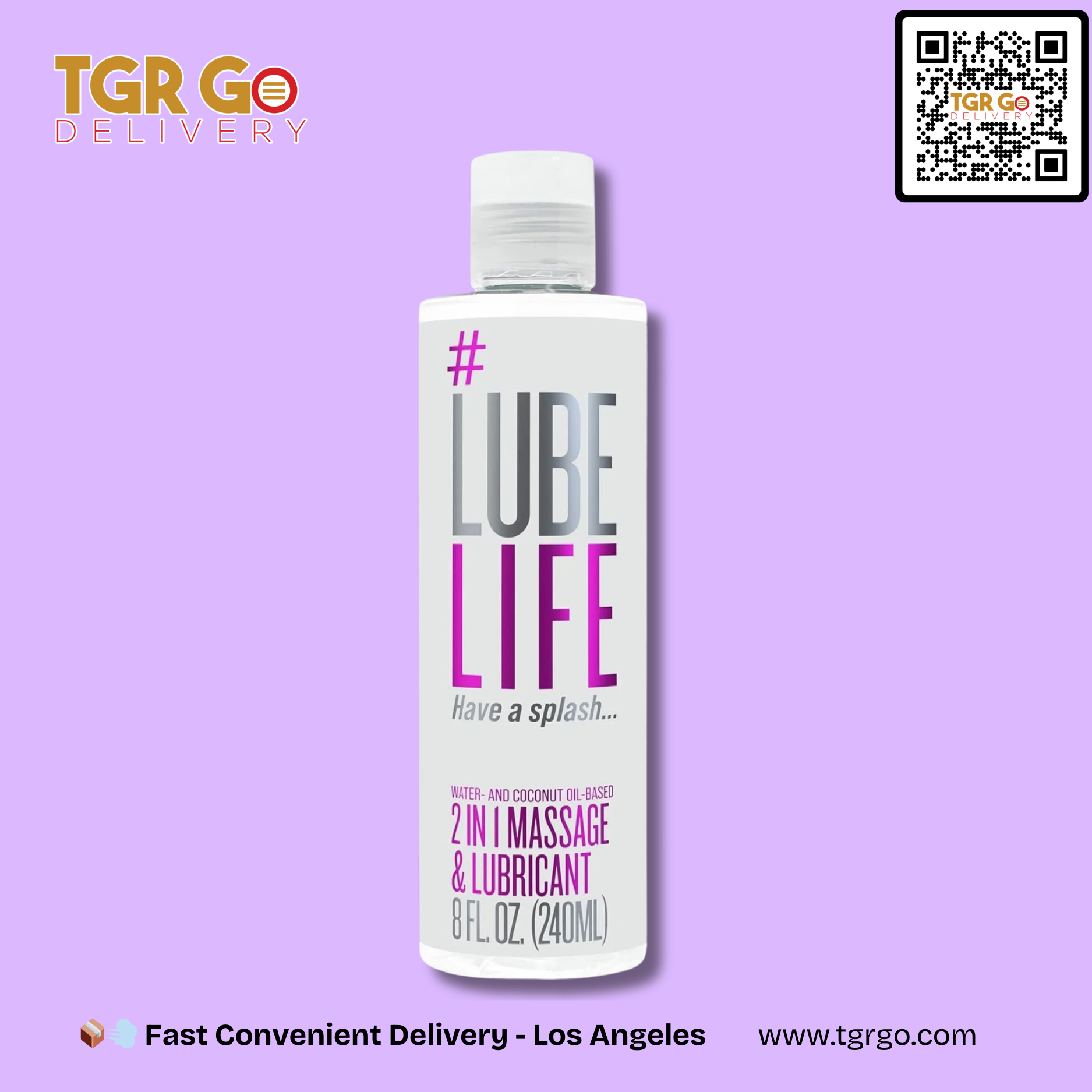 Sexual Lubricant - Lube Life Water Based Lubrication 8 Fl Oz