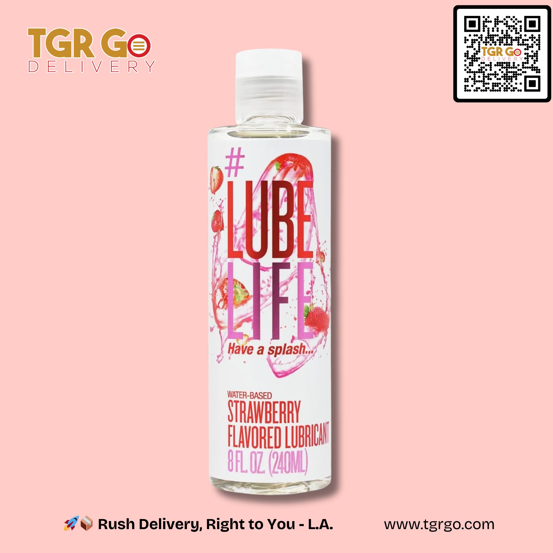 Sexual Lubricant - Lube Life Water Based Lubrication 8 Fl Oz