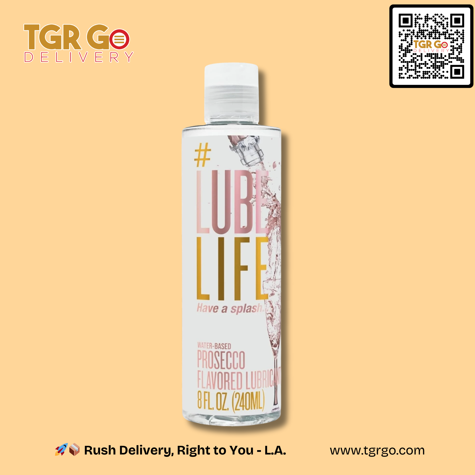 Sexual Lubricant - Lube Life Water Based Lubrication 8 Fl Oz