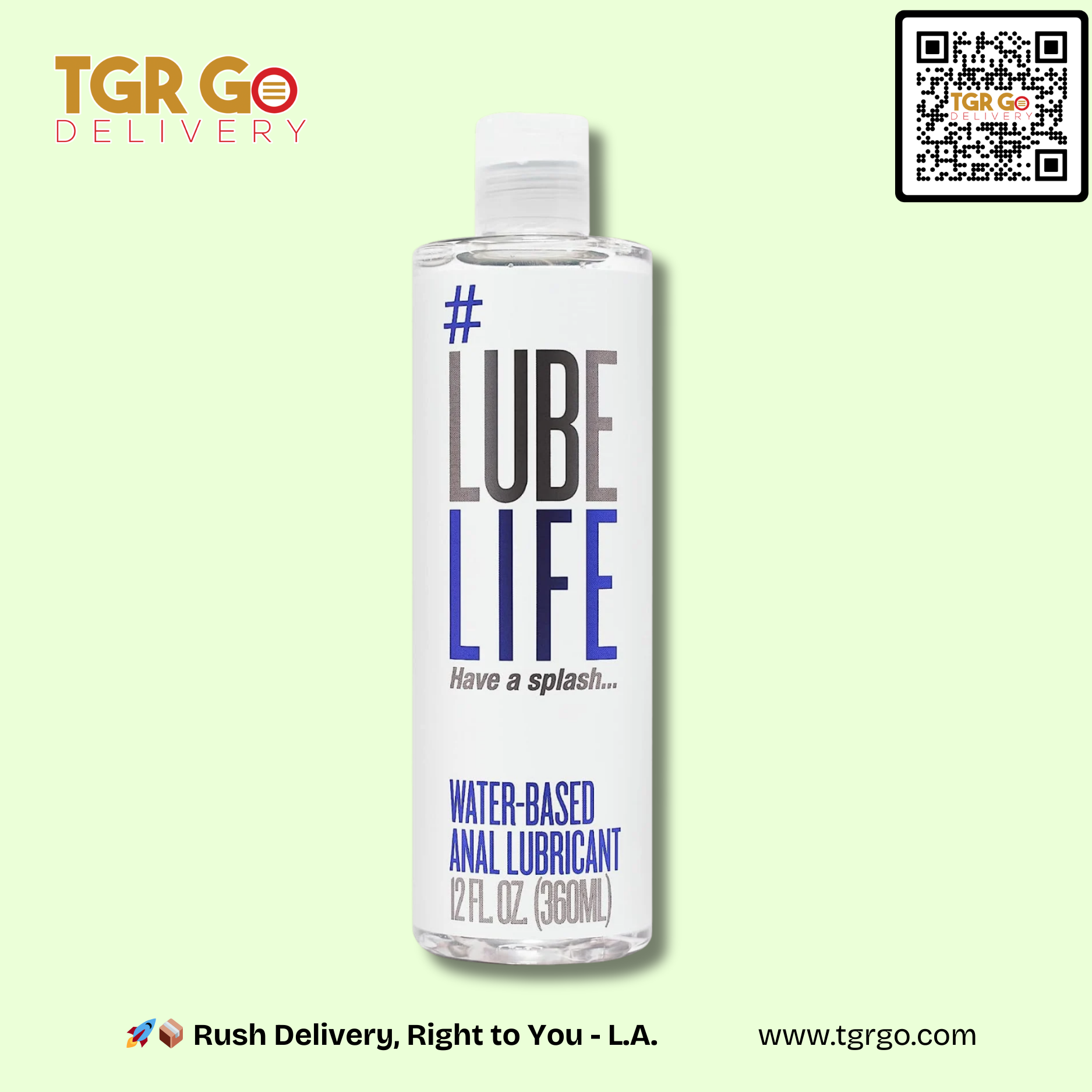 Sexual Lubricant - Lube Life Water Based Lubrication 8 Fl Oz