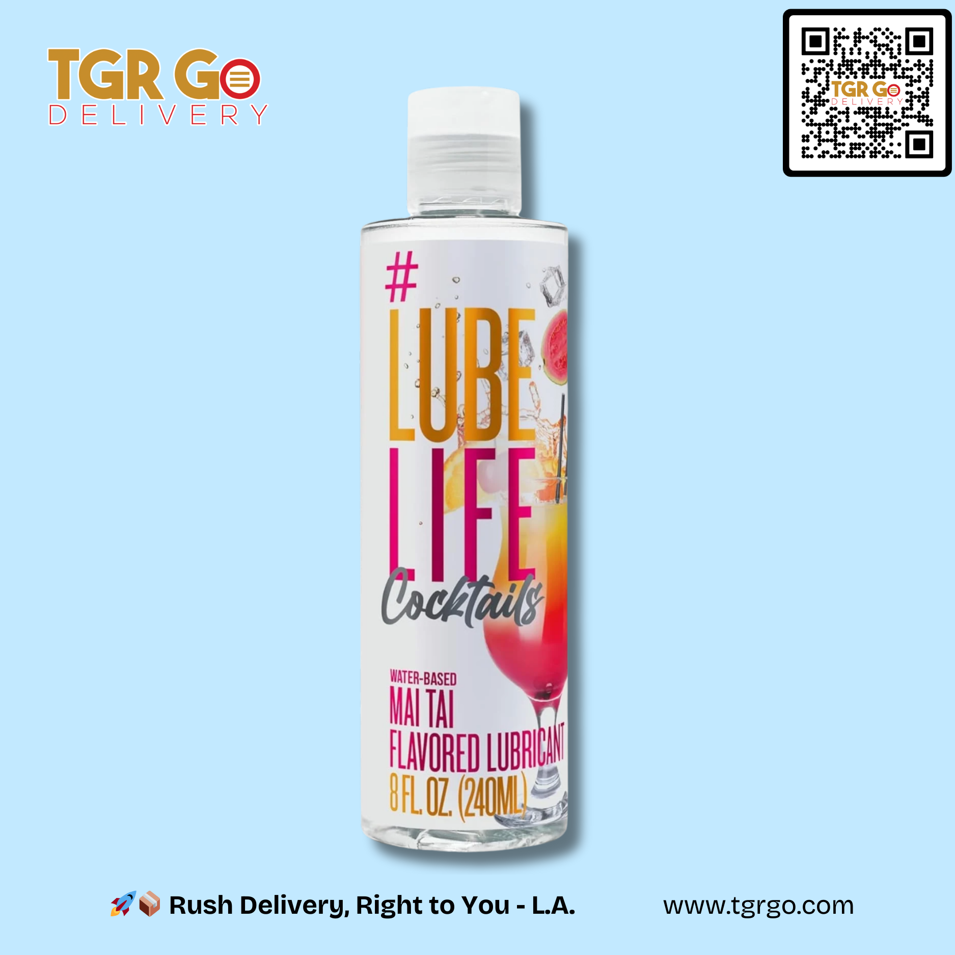 Sexual Lubricant - Lube Life Water Based Lubrication 8 Fl Oz