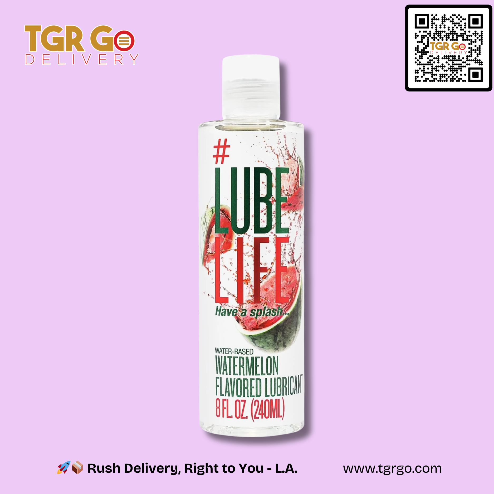 Sexual Lubricant - Lube Life Water Based Lubrication 8 Fl Oz