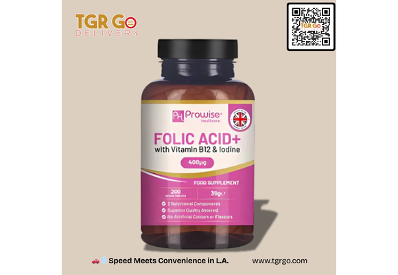 Prowise Healthcare - Folic Acid Vitamin B12 + Iodine Supplement 400mcg 200ct