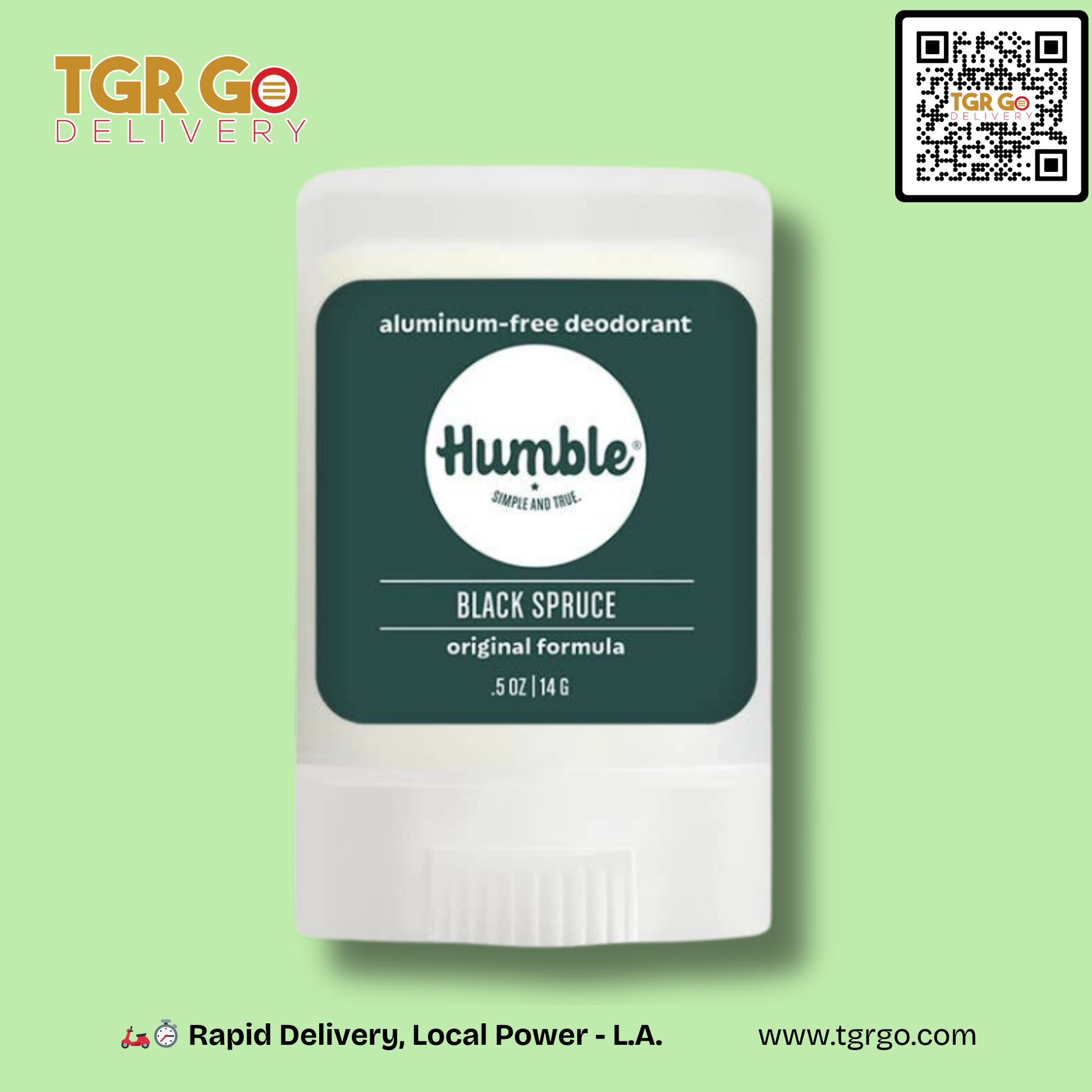 Humble - Deodorant Original Formula Organic Travel Size .5oz