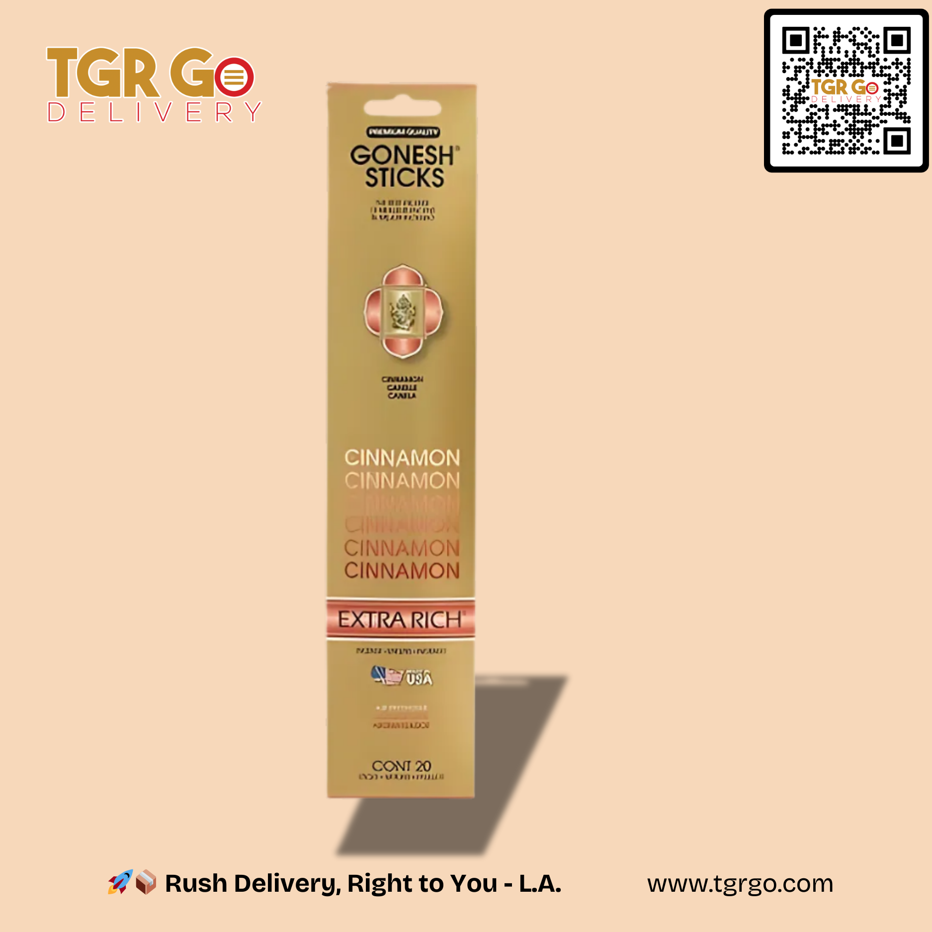 Gonesh - Aroma Incense Sticks 20ct