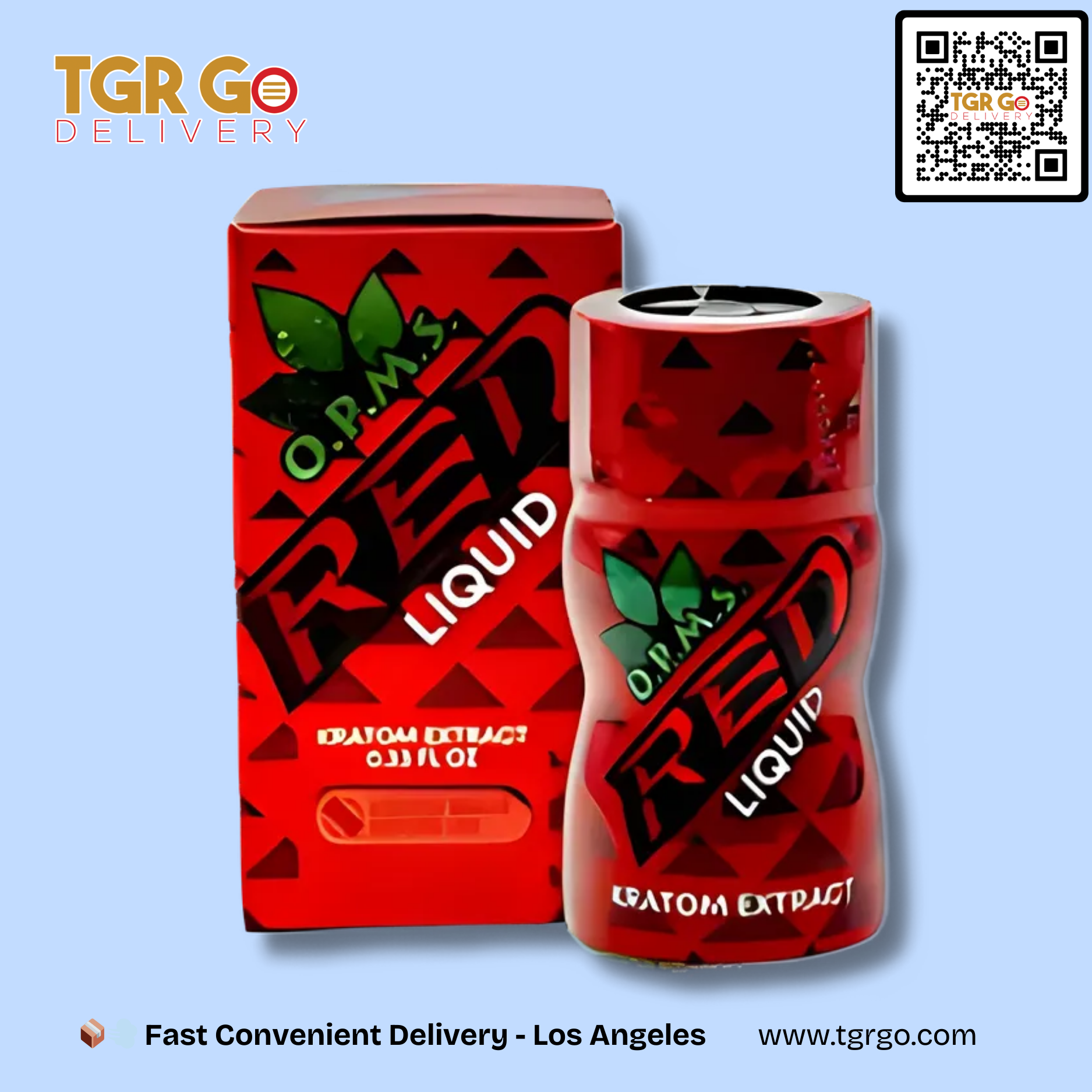 OPMS - Kratom Extract Liquid Shot Red 8.8ml