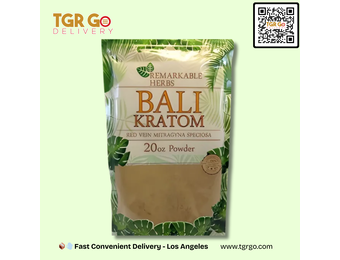 Remarkable Herbs - Kratom Powder Red Vein Bali 20oz