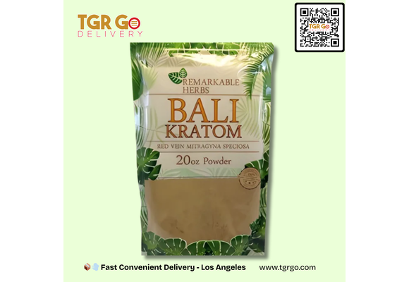Remarkable Herbs - Kratom Powder Red Vein Bali 20oz