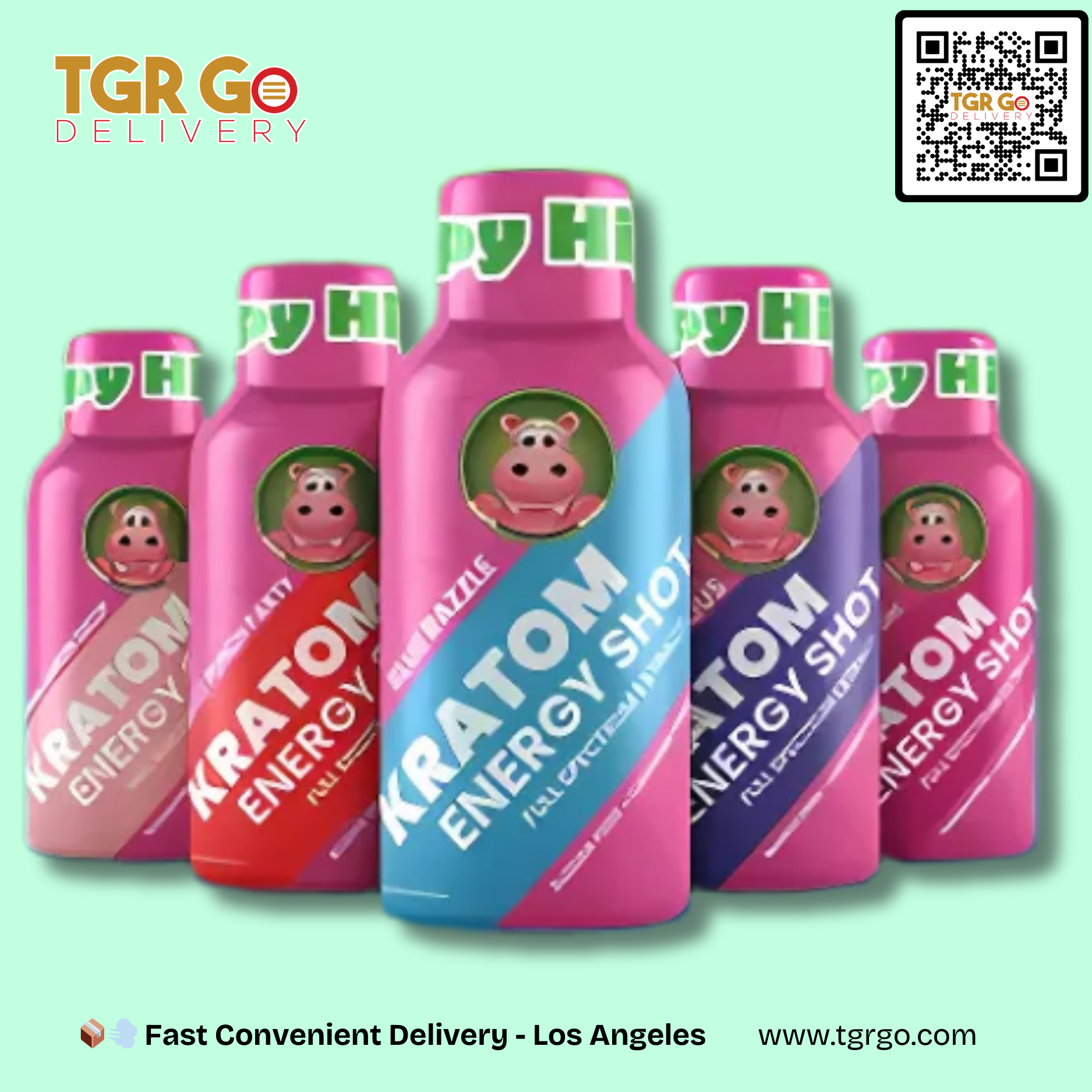 Happy Hippo - Kratom Energy Full Spectrum Extract Shot 50mg