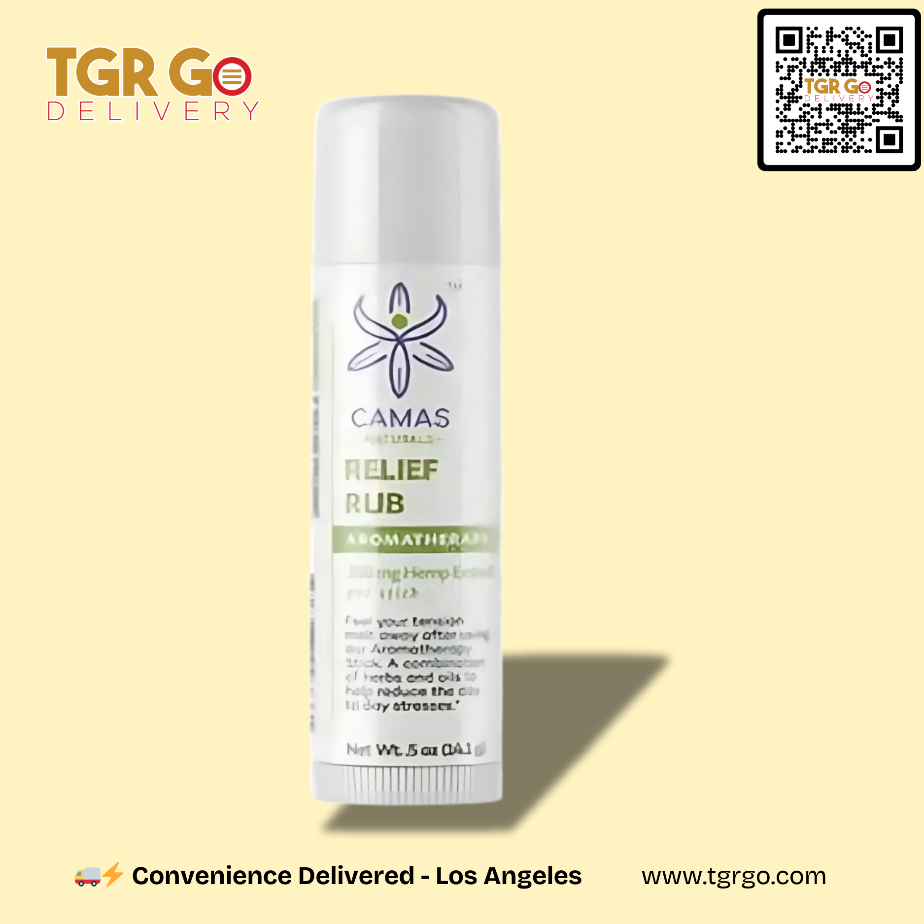 Camas Natural - CBD Topical Relief Rub Aromatherapy 250mg