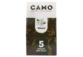 Afghan Hemp - Natural Leaf Wraps CAMO 5ct Natural
