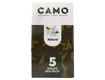 Afghan Hemp - Natural Leaf Wraps CAMO 5ct Natural