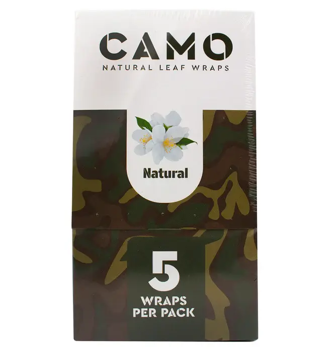 Afghan Hemp - Natural Leaf Wraps CAMO 5ct Natural