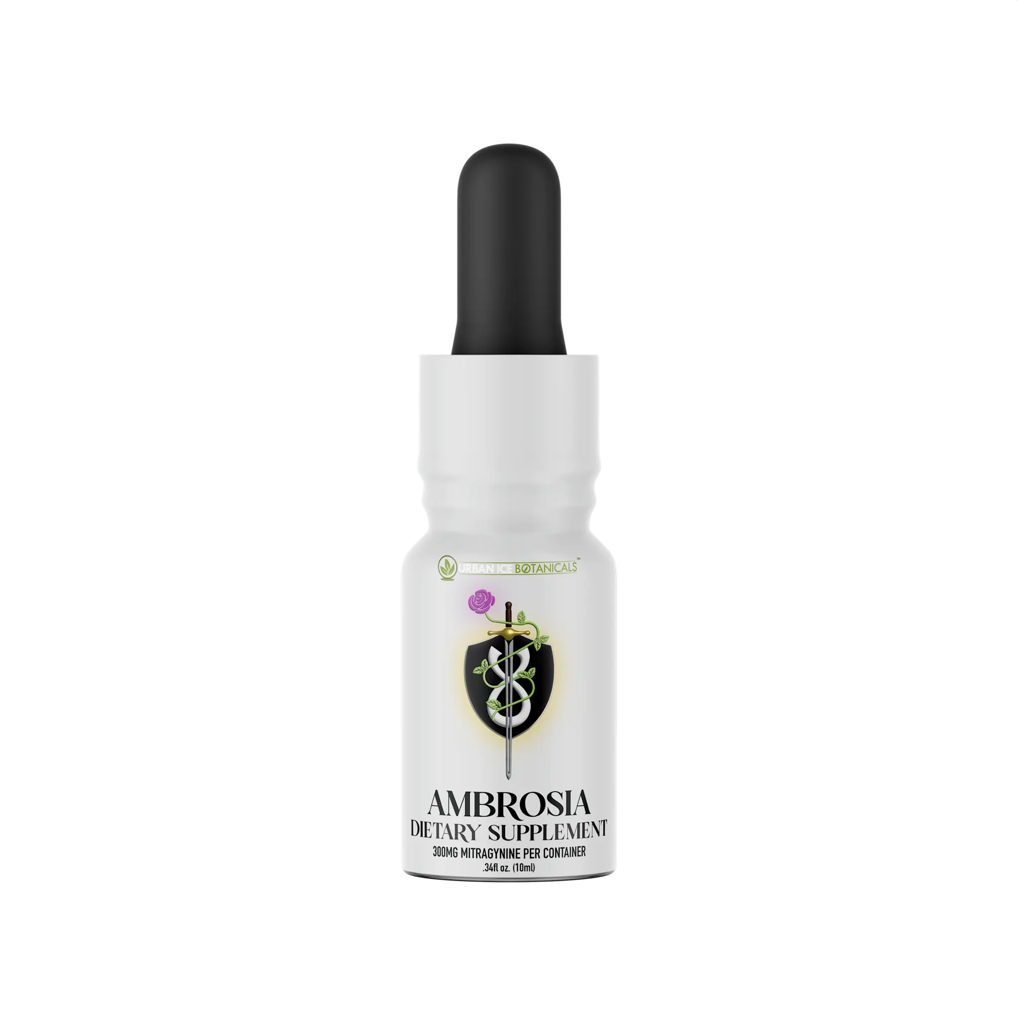 Urban Ice Botanicals - Kratom Supplement Ambrosia 300mg 10mL