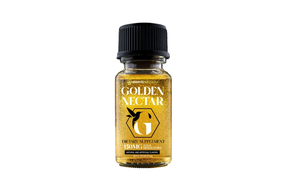 Urban Ice Botanicals - Kratom Supplement Golden Nectar 150mg 15mL