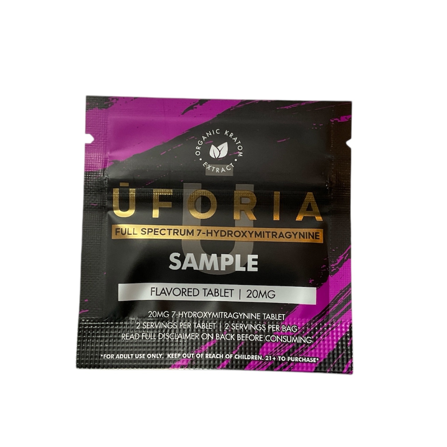 Uforia - 7-Hydroxymitragynine Kratom Extract Tablet 20mg 1ct