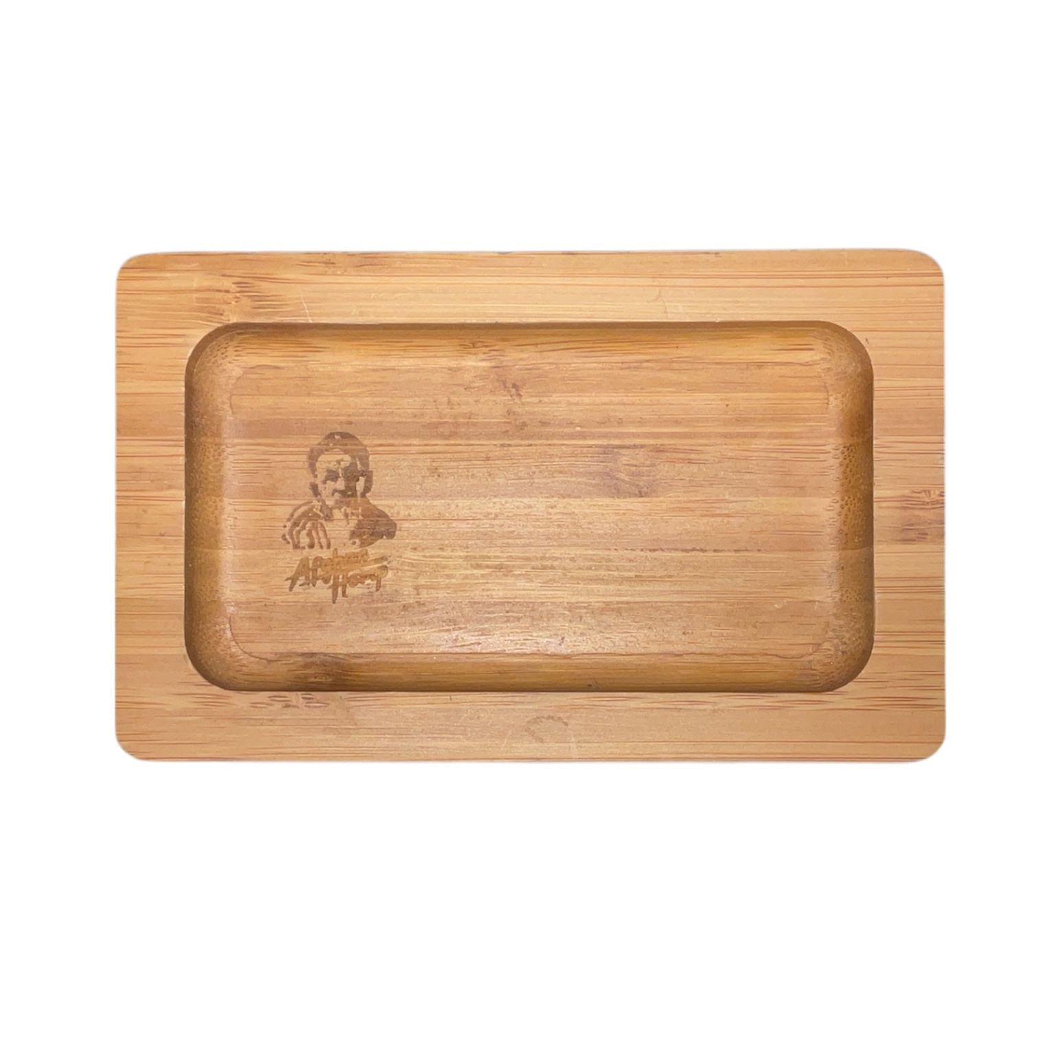 Afghan Hemp - Rolling Tray Wood Small 5.5"
