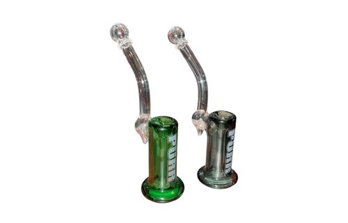 Purr Glass - Bubbler Pipe Small Sherlock 6"